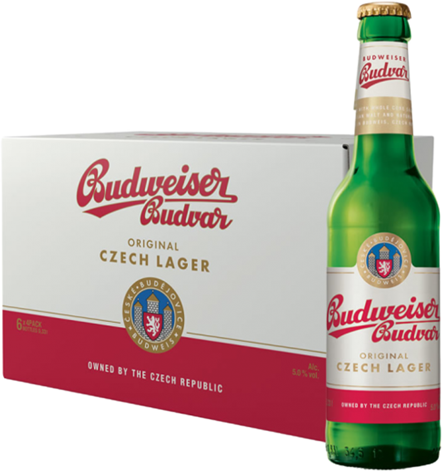 Budweiser Budvar 24er Tray
