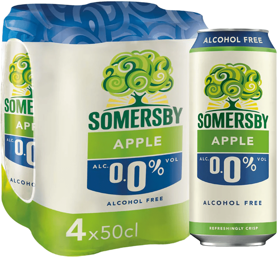 Somersby Apple Alkoholfrei 4er Tray Dose