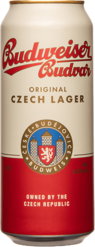Budweiser Budvar 5% - 24 x 50 cl Dose