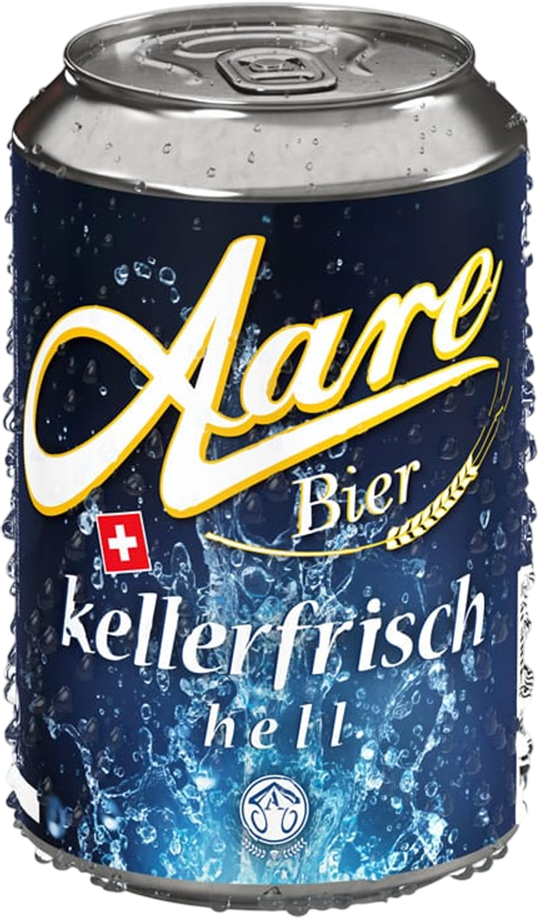 Aare Bier Kellerfrisch 5% - 24 x 33 cl Dose