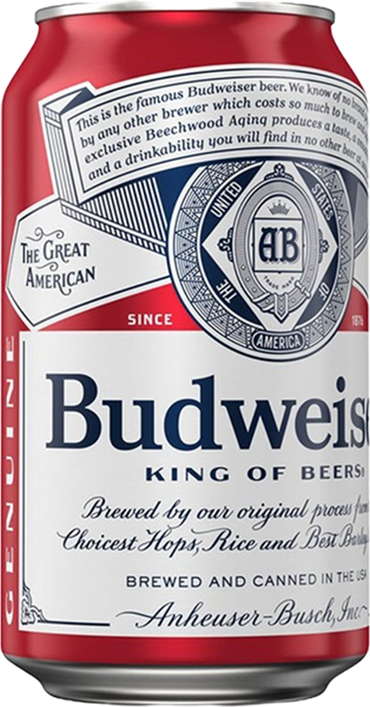 Budweiser Lager 5% - 35.5 cl Dose