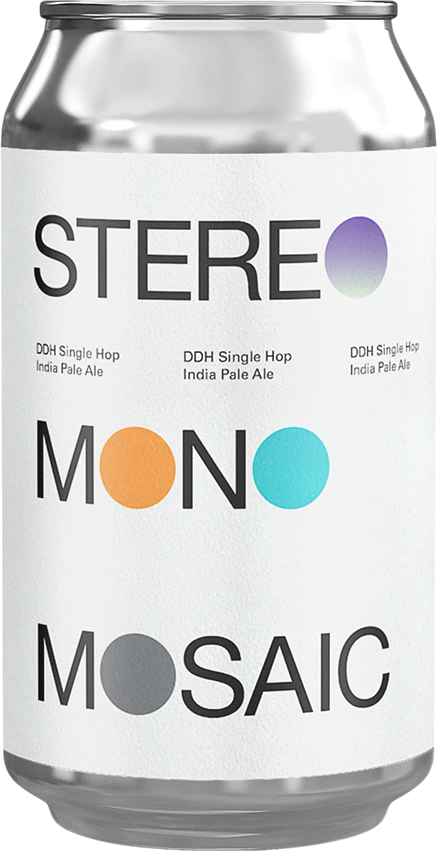 To Øl Stereo Mono Mosaic 6.8% - 44 cl Dose