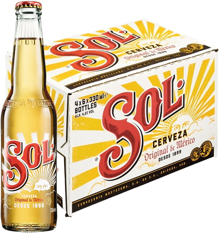 Sol-Bier-Karton 24er Tray