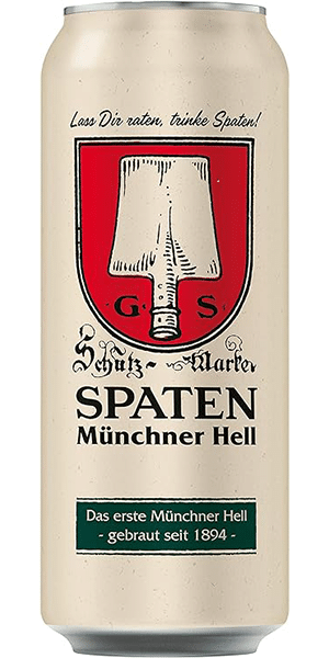 Spaten Münchner Hell 5.2% - 24 x 50 cl Dose