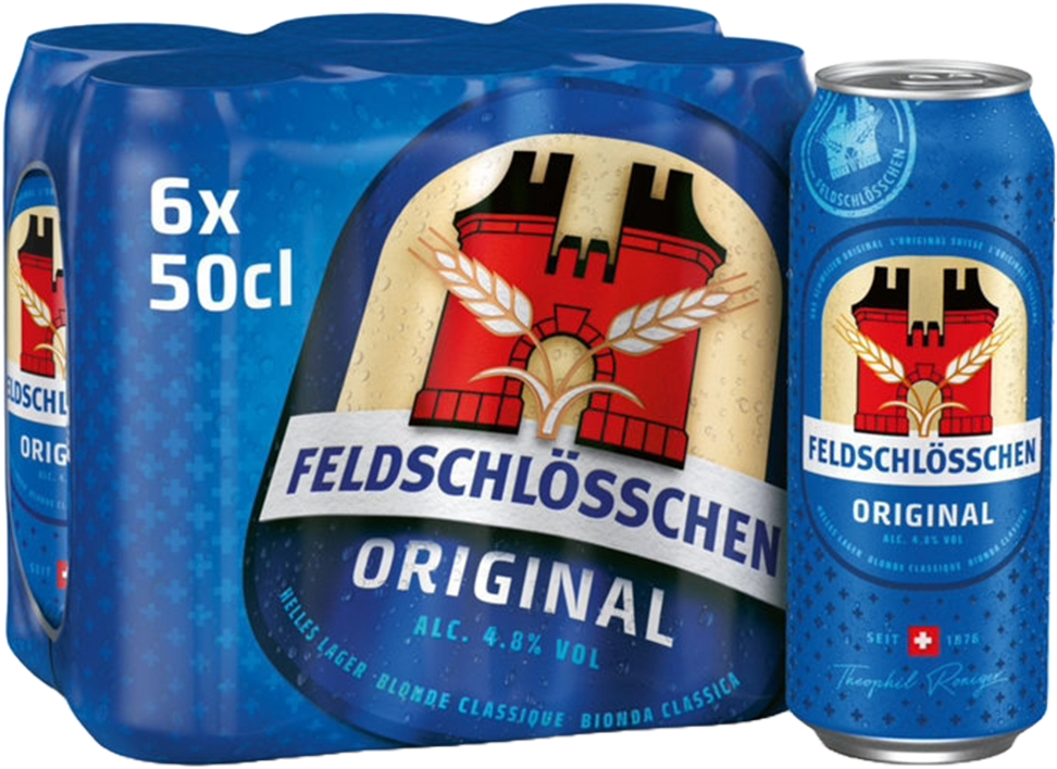 Feldschlsschen Original 6er Tray 50 cl Dose