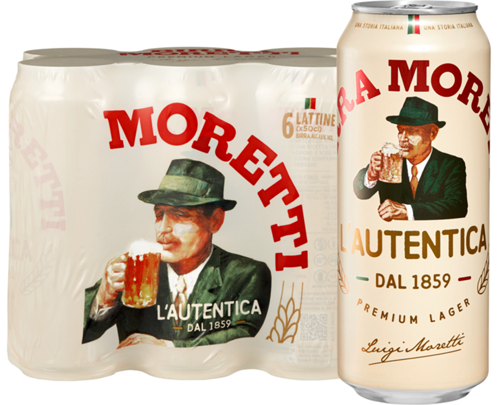Birra Moretti Lager 6er Tray