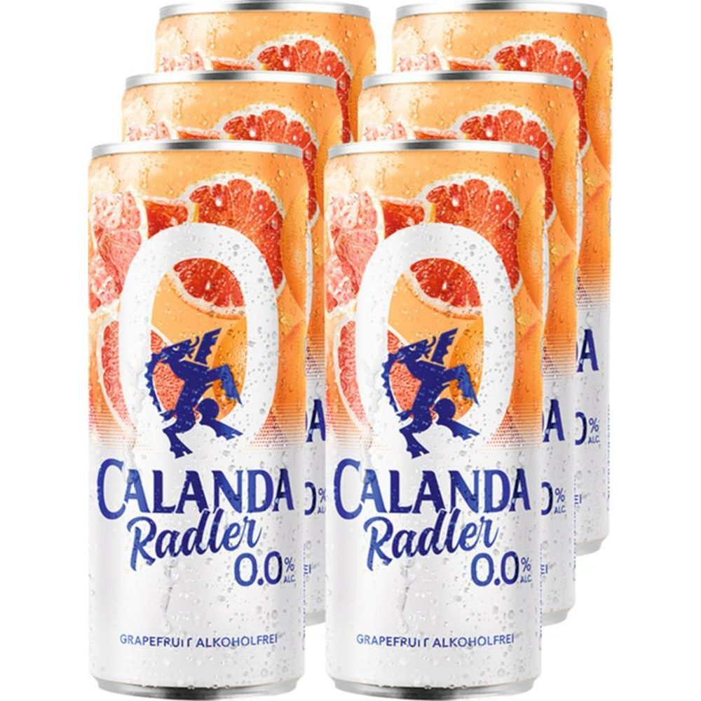 Calanda Radler Grapefruit Alkoholfrei 6er Tray