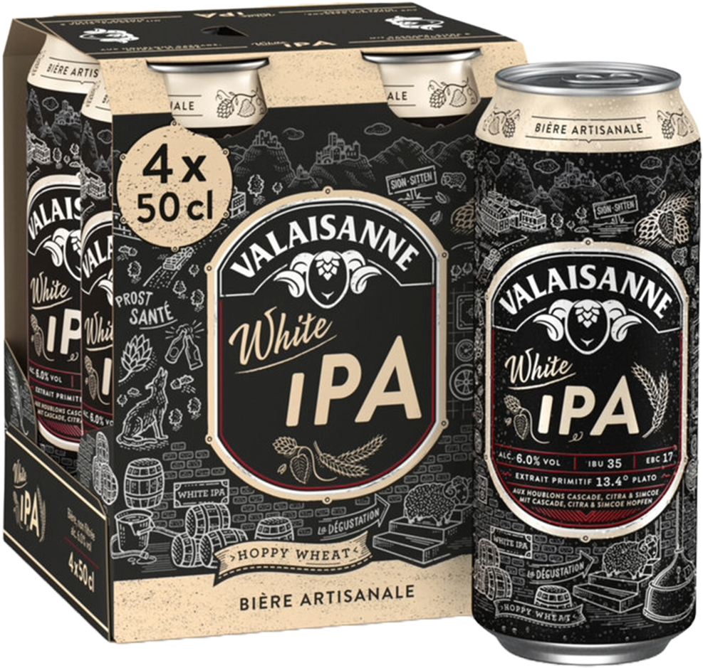 Valaisanne White IPA 4er Tray Dose