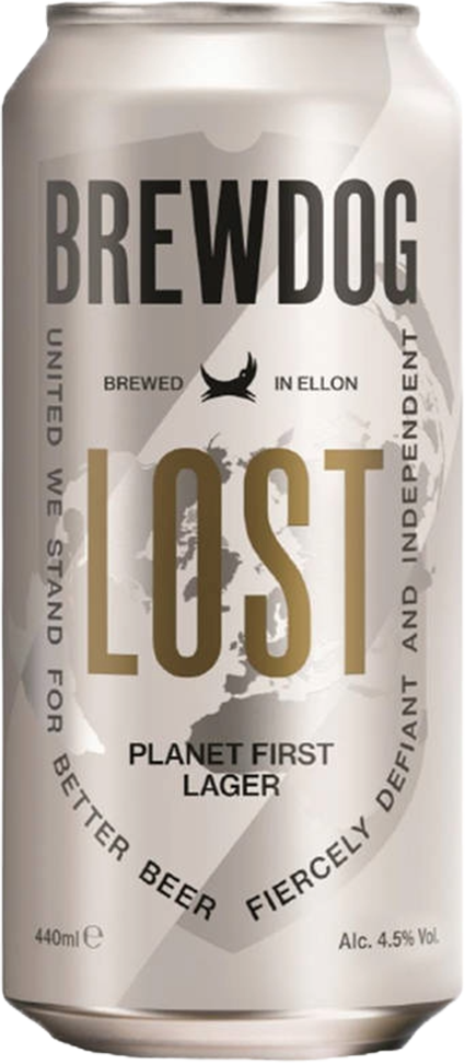 BrewDog Lost Lager 4.5% - 44 cl Dose