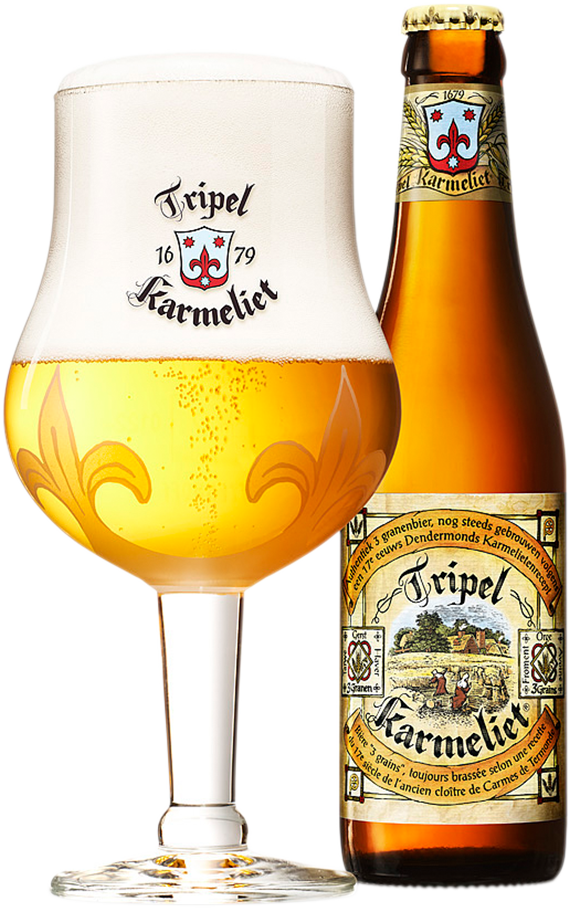 Bosteels Tripel Karmeliet mit Glas