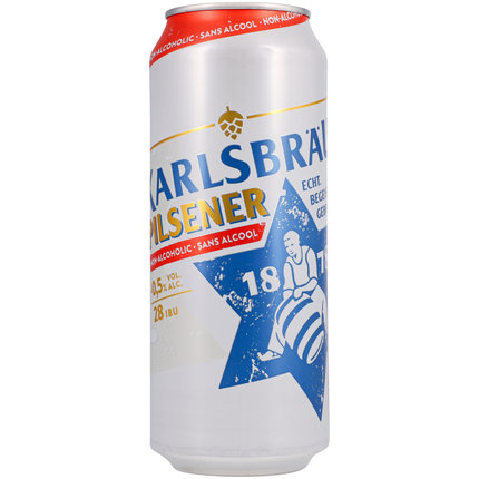 Karlsbräu Pilsener alkoholfrei 24 x 50 cl Dose