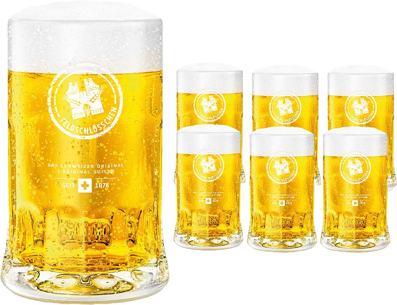 Feldschlsschen Henkelglas 6 x 50 cl