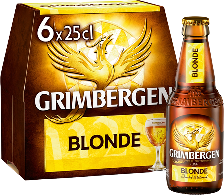 Grimbergen Blonde 6er Tray