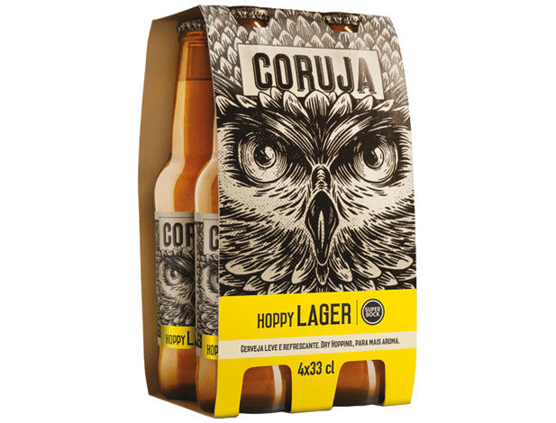 Coruja Hoppy Lager 4,5% - 24 x 33 cl