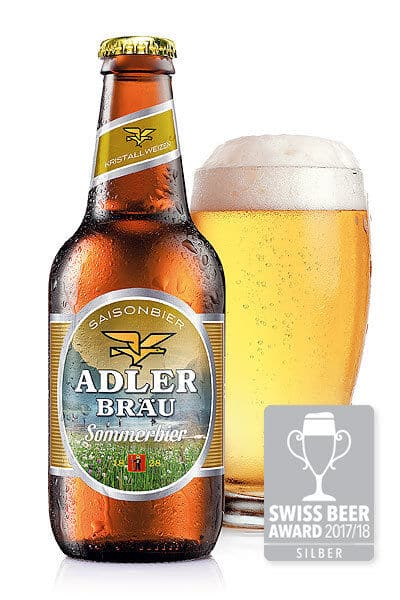 Adler Bräu Sommer Bier 4,8% - 24 x 29 cl ( erhältlich Mai - September )
