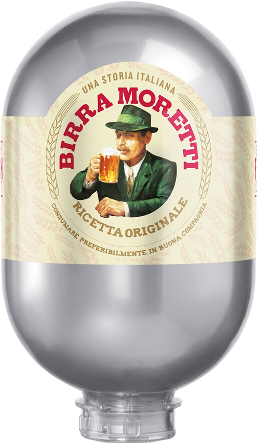 Birra Moretti Lager Blade Tank - 8 Liter
