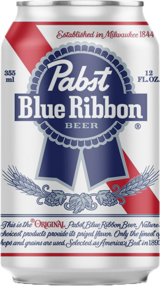 Pabst Blue Ribbon 4.7% - 35.5 cl Dose