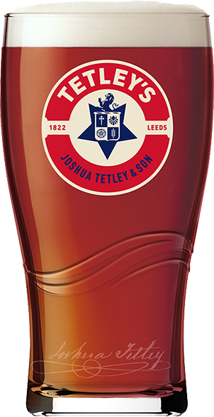Tetleys Pint Glas - 12 x 50 cl