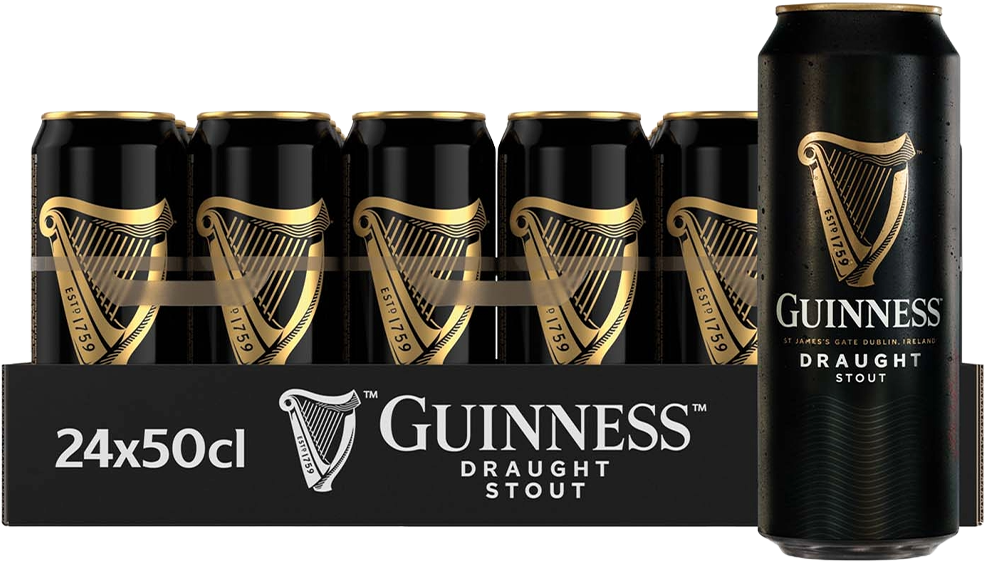 Guinness Draught Stout 24er Tray 50 cl Dose