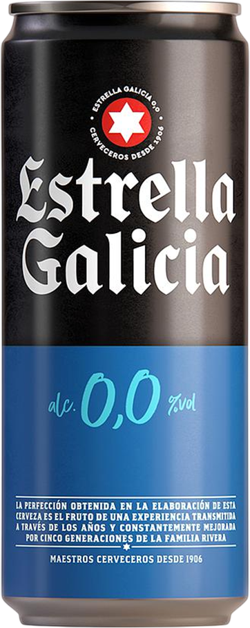 Estrella Galicia Alkoholfrei - 33 cl Dose