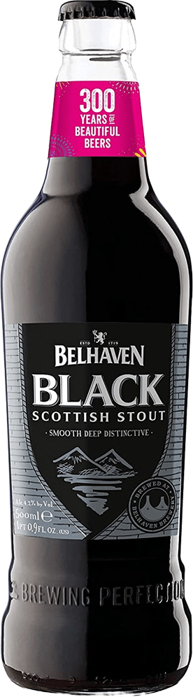 Belhaven Black Scottish Stout 4.2% - 8 x 50 cl