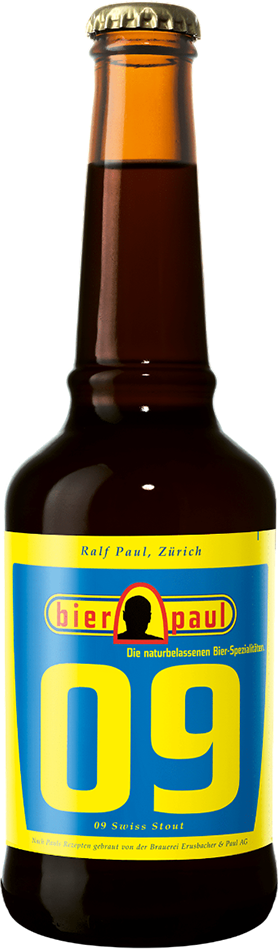 Bier Paul 09 Swiss Stout 4.1% - 20 x 33 cl MW