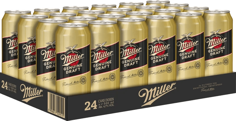 Miller Genuine Draft 24er Tray