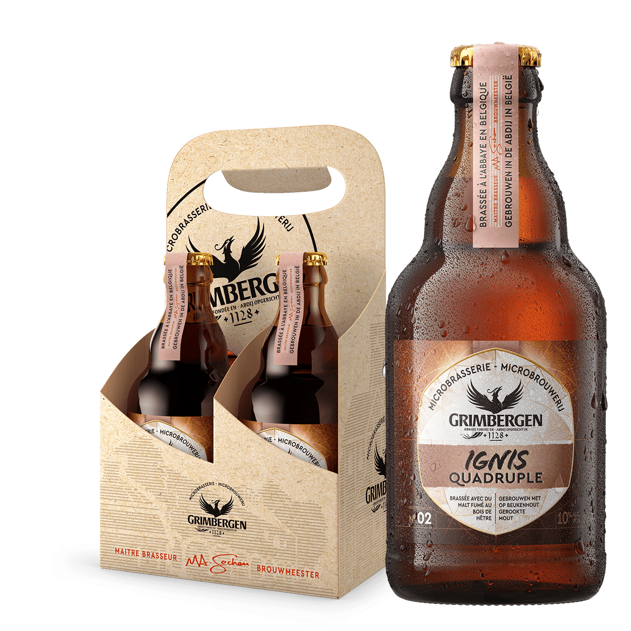 Grimbergen Ignis Quadruple Bier 10,0% - 24 x 33 cl