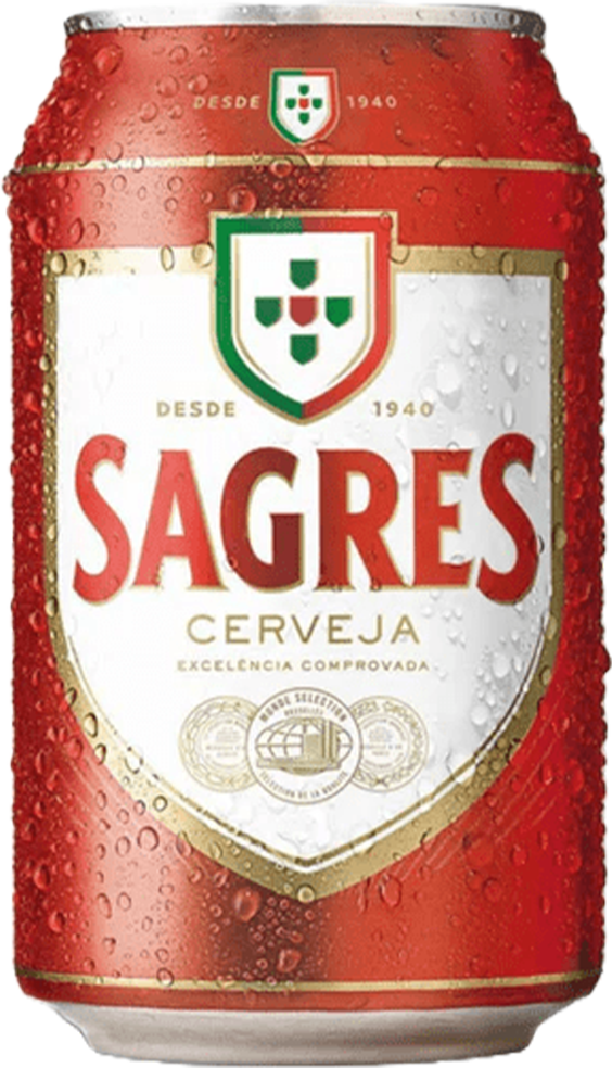 Sagres Branca 5% - 24 x 33 cl Dose