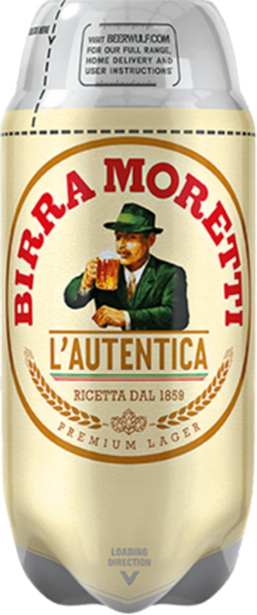 Birra Moretti Torp - 2 Liter ( nicht mehr erhältlich )
