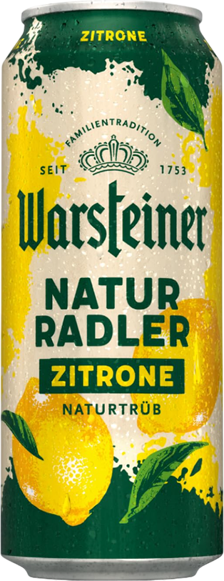 Warsteiner Radler Zitrone 2% - 50 cl Dose
