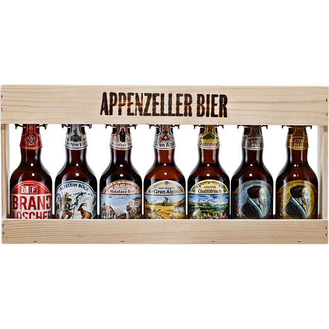 Appenzeller 1/2 Meter Bier - 7 x 33 cl