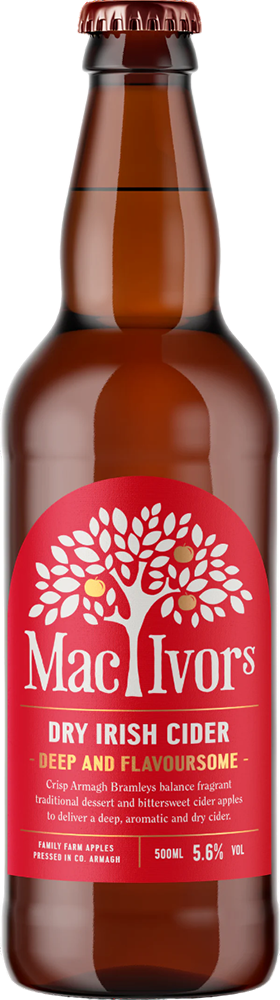 Mac Ivors Dry Irish Cider 4.5% - 12 x 50 cl
