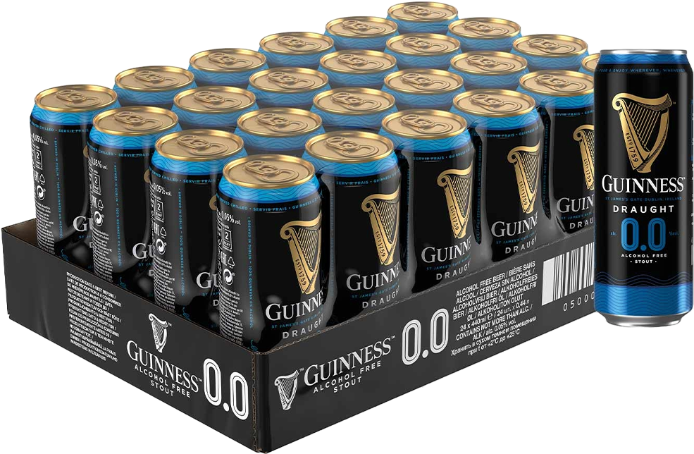 Guinness Draught Alkoholfrei 24er Tray