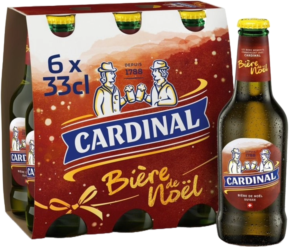 Cardinal Weihnachtsbier 6 er Tray 33 cl
