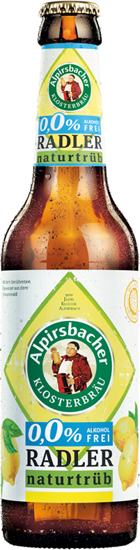 Alpirsbacher Klosterbräu Radler naturtrüb alkoholfrei 24 x 33 cl MW