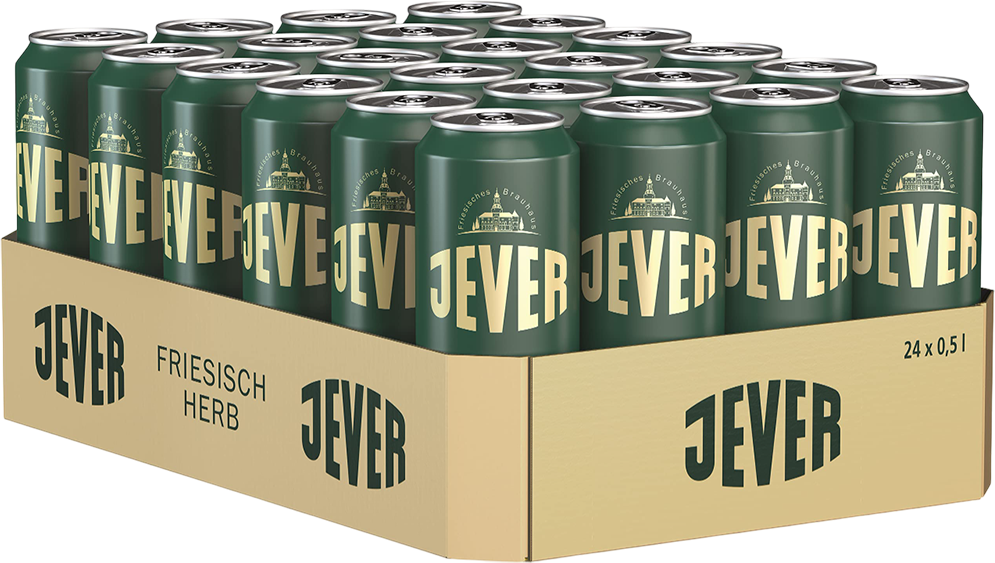Jever Pilsener 24 x 50 cl Dose Tray