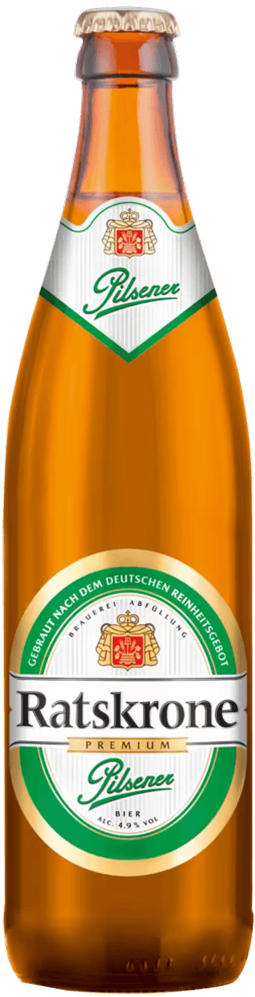 Ratskrone Pilsener 4.9% - 20 x 50 cl