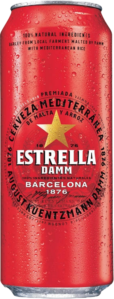 Estrella Damm 4.6% - 50 cl Dose