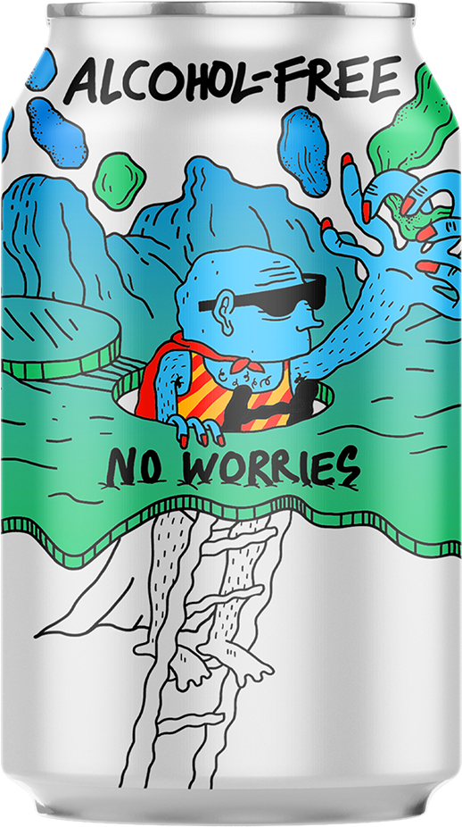 Lervig No Worries Original Alkoholfrei - 24 x 33 cl Dose