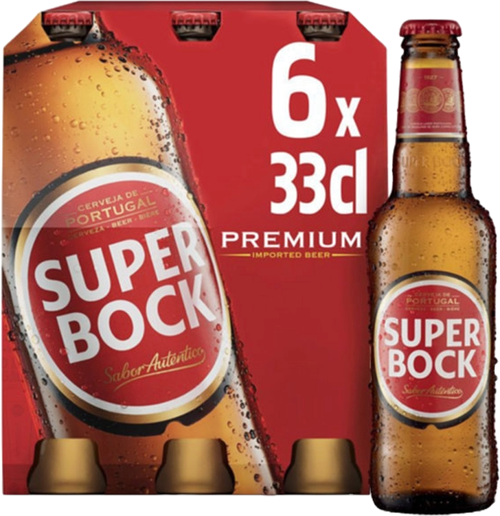 Super Bock Lager 6er Tray