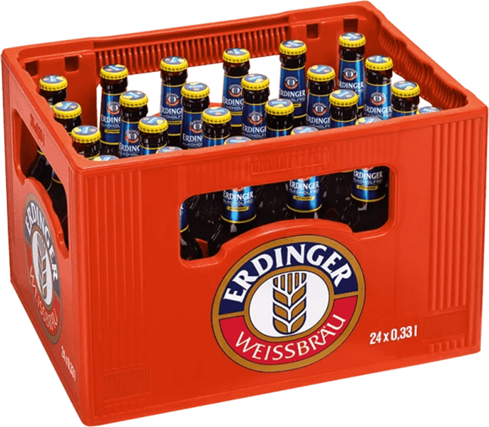 Erdinger Weissbier Zitrone Alkoholfrei Harasse 33 cl