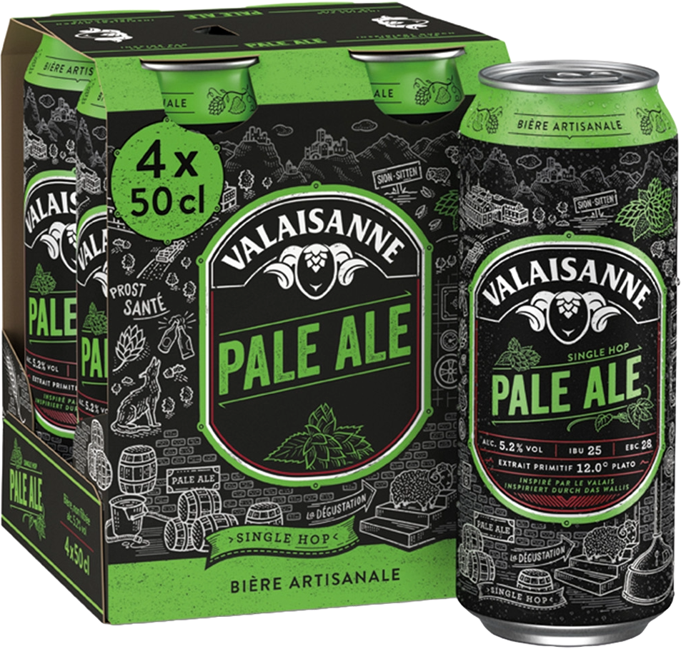 Valaisanne Pale Ale 4er Tray Dose