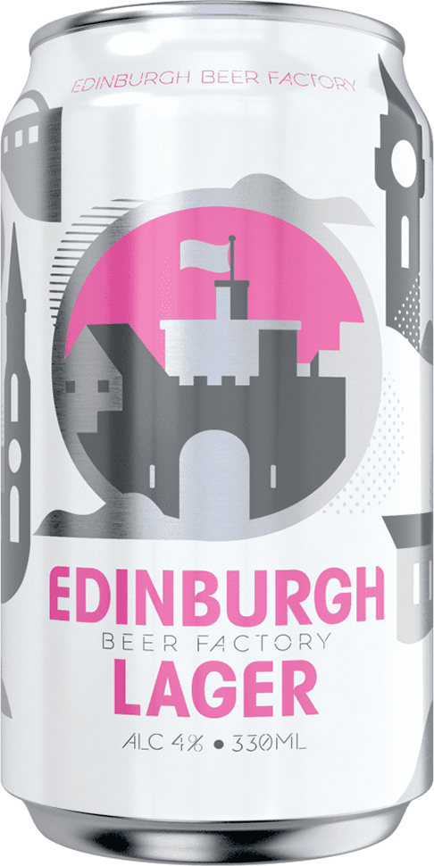 Edinburgh Lager 4,% - 24 x 33 cl Dose