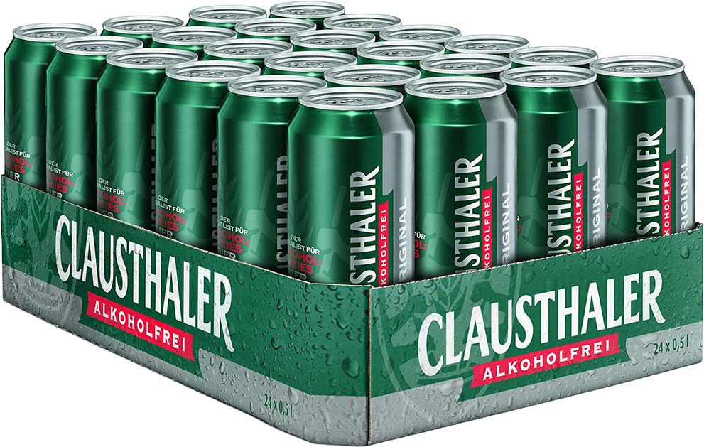 Clausthaler Original Alkoholfrei 24er Tray