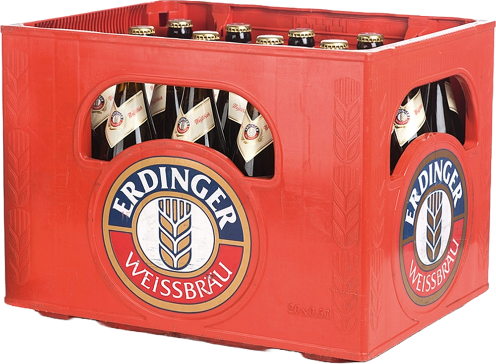 Erdinger Weissbier Kristall Harasse