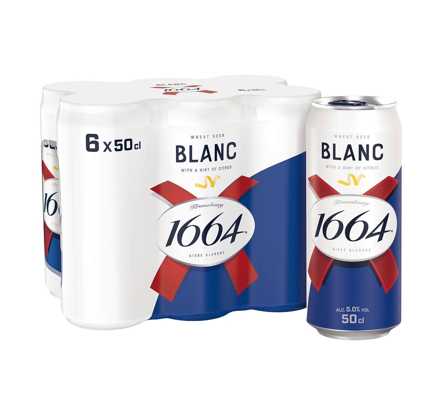 Kronenbourg 1664 Blanc 6er Tray Dose