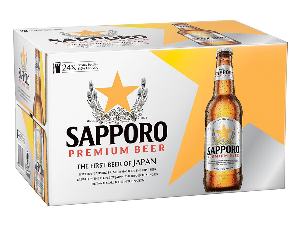 Sapporo Premium 24er Tray