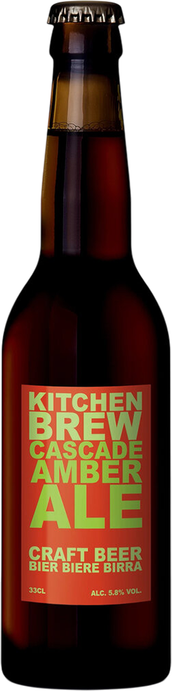 Kitchen Brew Cascade Amber Ale 5.8% - 24 x 33 cl