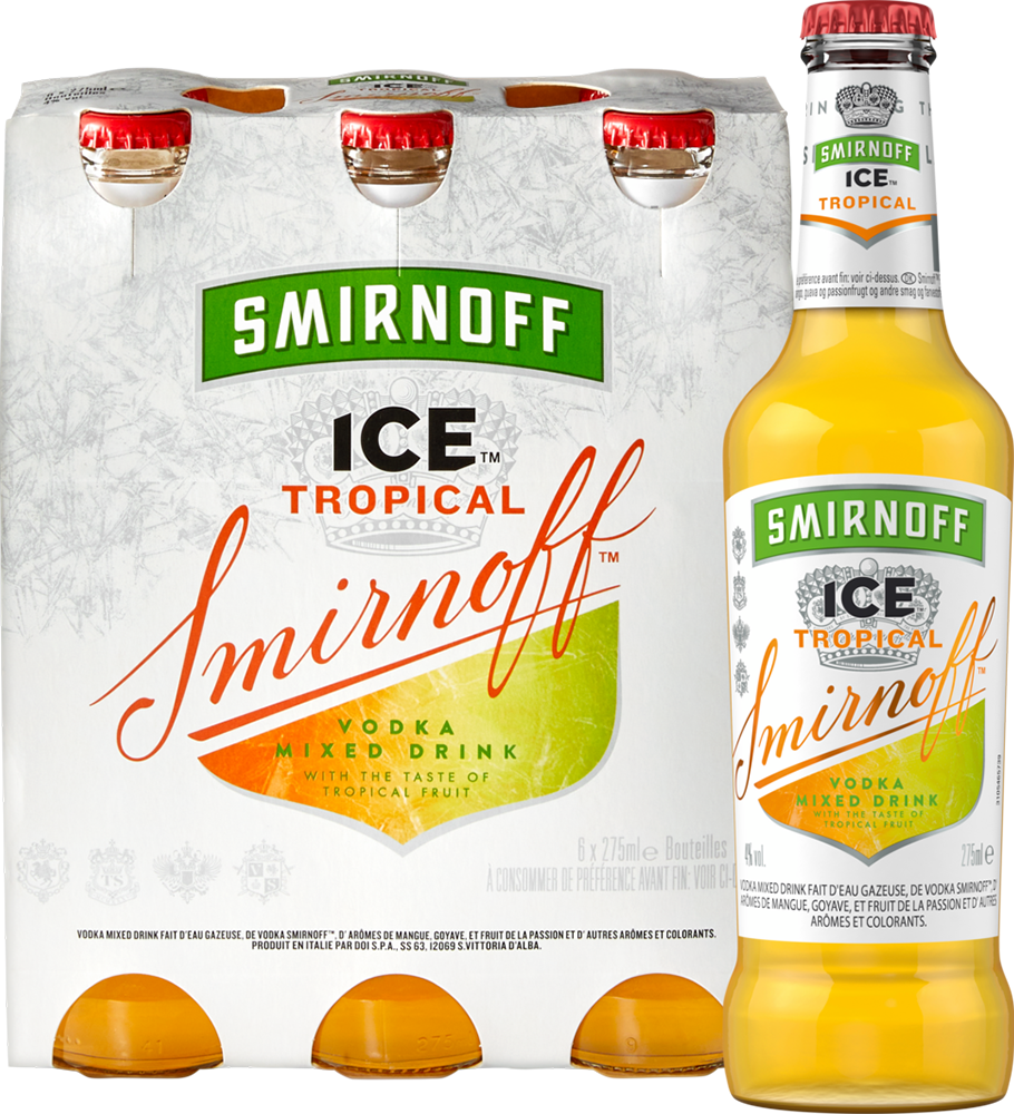 Smirnoff Ice Tropical 6 x 27.5 cl